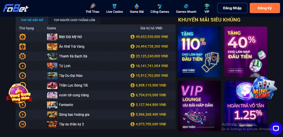 Chương trình hoàn trả tiền cược tại 188bey uy tín